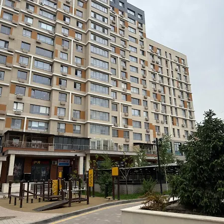Уютная Квартира В Жк Rams City Almaty Exterior photo